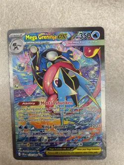 Mega Greninja ex SIR 116/086 Chaos Rising Special Illustration Rare Pokemon TCG - Image 1