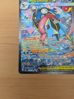 Pokemon TCG Mega Greninja Ex 116/086 Chaos Rising Special Illustration Rare NM - Image 5