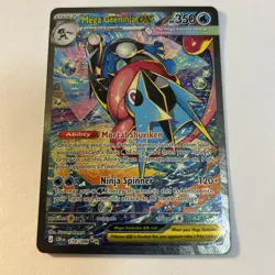 Pokemon TCG Mega Greninja ex 116/086 Special Illustration Rare Chaos Rising - Image 1