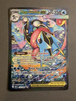 Mega Greninja ex SIR 116/086 Chaos Rising Special Illustration Rare Pokemon TCG - Image 1