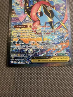 Mega Greninja ex SIR 116/086 Chaos Rising Special Illustration Rare Pokemon TCG - Image 3