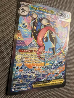 Mega Greninja ex SIR 116/086 Chaos Rising Special Illustration Rare Pokemon TCG - Image 4