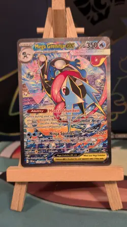 Pokemon TCG Mega Greninja EX 116/086 Chaos Rising Special Illustration Rare MINT - Image 1