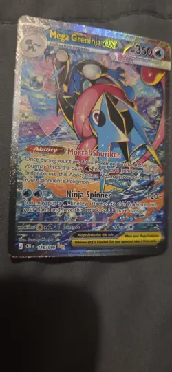 Mega Greninja EX 116/086 Chaos Rising Special Illustration Rare Pokemon TCG NM - Image 1