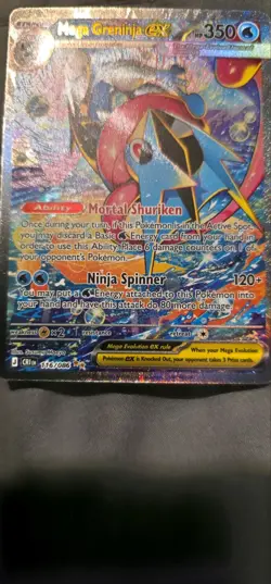 Mega Greninja EX 116/086 Chaos Rising Special Illustration Rare Pokemon TCG NM - Image 3