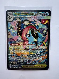 Chaos Rising Mega Greninja EX Special Illustration Rare 116/086 TCG Pokemon NM - Image 1