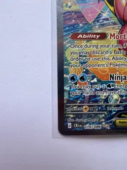 Chaos Rising Mega Greninja EX Special Illustration Rare 116/086 TCG Pokemon NM - Image 2