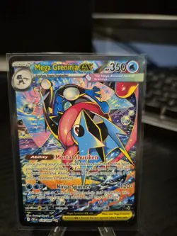 Mega Greninja ex SIR 116/086 Chaos Rising Special Illustration Rare Pokemon TCG - Image 1