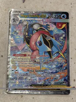 Mega Greninja ex SIR 116/086 Chaos Rising Special Illustration Rare Pokemon TCG - Image 2