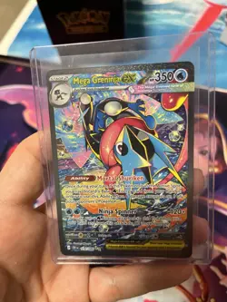 Pokemon TCG Mega Greninja ex 116/086 Special Illustration Rare Chaos Rising - Image 1