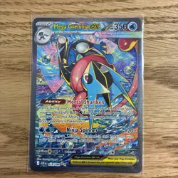 Mega Greninja ex SIR 116/086 Chaos Rising Special Illustration Rare Pokemon TCG - Image 1