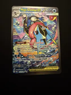 Mega Greninja ex SIR 116/086 Chaos Rising Special Illustration Rare Pokemon TCG - Image 1