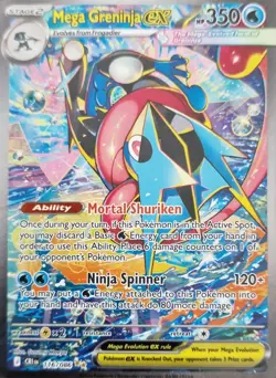 Pokemon TCG Mega Greninja Ex Chaos Rising 116/086 Special Illustration Rare ✨ - Image 1