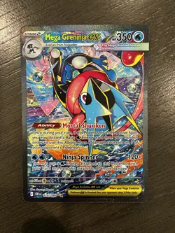 Mega Greninja ex SIR 116/086 Chaos Rising Special Illustration Rare Pokemon TCG - Image 1