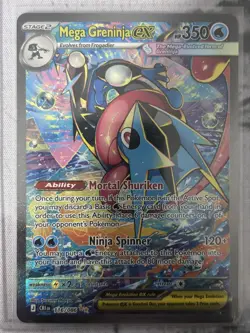Mega Greninja ex SIR 116/086 Chaos Rising Special Illustration Rare Pokemon TCG - Image 1