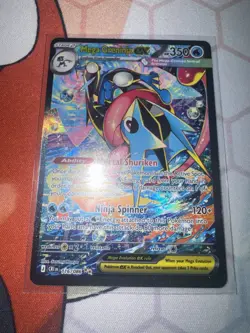 Mega Greninja ex SIR 116/086 Chaos Rising Special Illustration Rare Pokemon TCG - Image 1