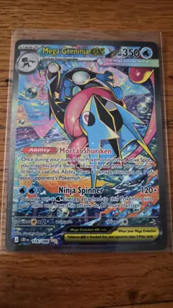 Mega Greninja ex SIR 116/086 Chaos Rising Special Illustration Rare Pokemon TCG - Image 1
