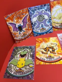 1999 Pokemon Topps NON-HOLO TV Animation Edition - 13 Card Lot - LP & MP - Image 3