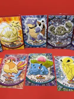 1999 Pokemon Topps NON-HOLO TV Animation Edition - 13 Card Lot - LP & MP - Image 5