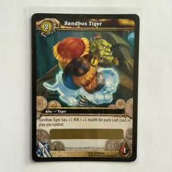 World of Warcraft TCG | Sandbox Tiger | Unused Loot Card - Image 1