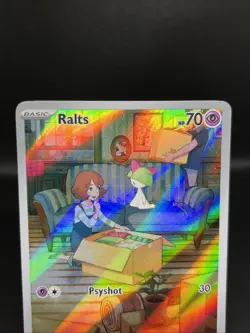 Pokemon TCG Ralts 211/198 Scarlet & Violet Base Set Illustration Rare Card - NM - Image 2