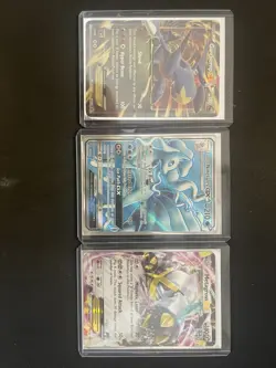Pokemon TCG 3 Card Bundle Alolan ninetales GX GarchompEx MetagrossEX - Image 2