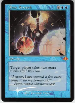 Time Stretch (Retro Frame) Dominaria Remastered Foil Mythic Magic: The Gathering - Image 1