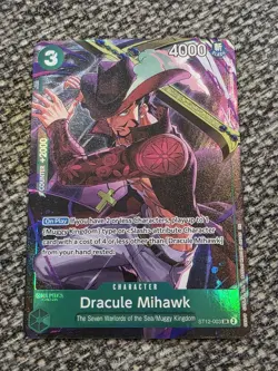 Dracule Mihawk (Illustration Box Vol.4) ST12-003 One Piece Promotion Cards Foil - Image 1