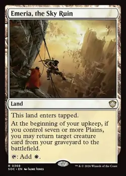 1x Emeria, the Sky Ruin NM Eng MTG - Secrets of Strixhaven Commander - Image 1