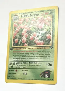 Erika's Ivysaur 41/132 Gym Challenge 1st Edition Pokemon Card NM Near Mint - Image 2