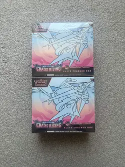 2x Pokemon Chaos Rising Pokemon Centre ETB - Brand New, Factory Sealed - Image 1