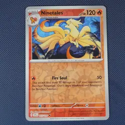 Ninetales 017/191 - Surging Sparks - Uncommon Reverse Holo Pokemon Card - NM - Image 1
