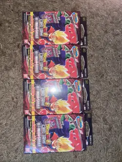 Dragon Ball Super Card Game: Ultimate Squad Premium Pack Set 08 - Lot of 4 🔥 - Image 1