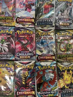 Pokemon Card Lot 100 Official TCG Cards Ultra Rare Included EX GX V + 1 Pack - Image 1