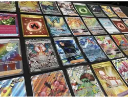 Pokemon Card Lot 100 Official TCG Cards Ultra Rare Included EX GX V + 1 Pack - Image 3