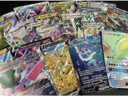 Pokemon Card Lot 100 Official TCG Cards Ultra Rare Included EX GX V + 1 Pack - Image 4