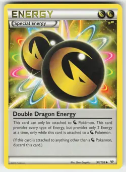 Double Dragon Energy 97/108 Uncommon Roaring Skies Pokemon Moderately Played - Image 1