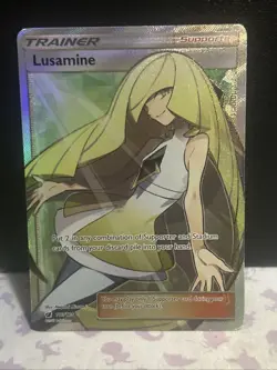 Pokemon Lusamine Trainer Full Art Holo Card 110/111 Crimson Invasion TCG LP - Image 1