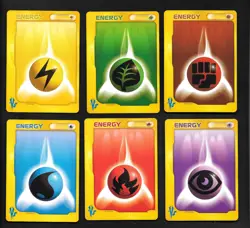 Complete VS Series Basic Energy Set Japanese Pokemon Cards LP-MP - Image 1