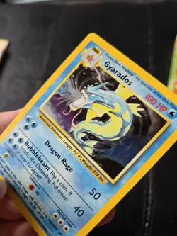 Gyarados 6/102 - Base Set Unlimited Holo Rare Pokemon TCG HP - Image 3