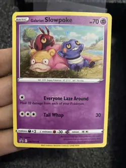 Pokemon TCG Galarian Slowpoke Black Star Promo SWSH126 NM - Image 2
