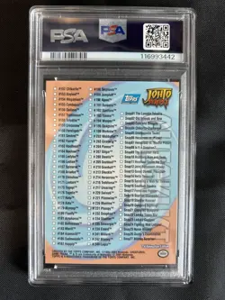 2001 Topps Pokemon Johto Series 1 Checklist - PSA 9 - Image 2