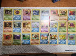Pokemon 3 Complete Sets - Common & Uncommon Base, Jungle & Fossil Sets - Image 4