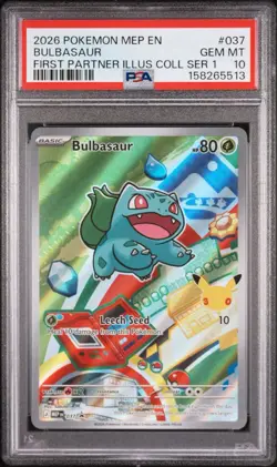 2026 Pokemon First Partner Kanto Set PSA 10 SEQUENTIAL SET - 037, 038, 039 - Image 5