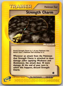 Strength Charm 150 UC Expedition Base Set Pokemon LP - Image 1