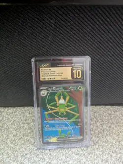 2023 Pokemon Scarlet & Violet Spidops ex Special Illustration Rare CGC 10 - Image 2