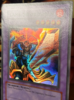 Yugioh: Flame Swordsman - LOB-003 - Super Rare - Unlimited - MP - Image 3