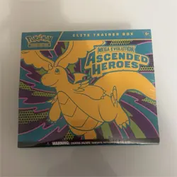 Pokemon TCG Mega Evolution Ascended Heroes Elite Trainer Box Sealed *SMALL RIP* - Image 1