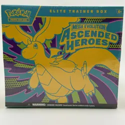 Pokemon TCG: Mega Evolution Ascended Heroes Elite Trainer Box ETB New Sealed - Image 1