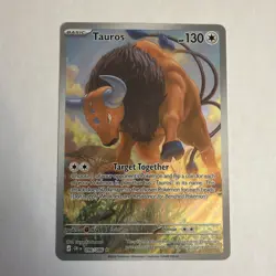 Pokemon TCG Tauros 096/086 Me04: Chaos Rising Holo Illustration Rare MINT/NM - Image 1